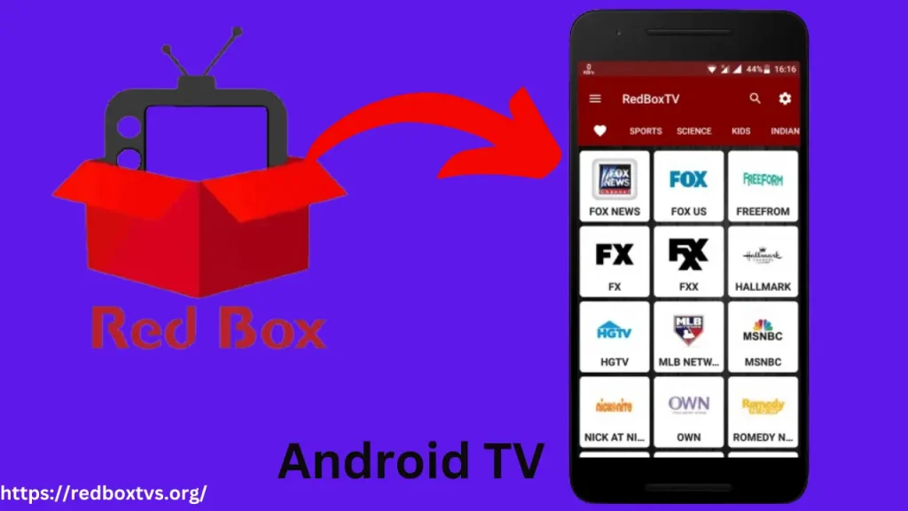 redbox free live tv app download for android