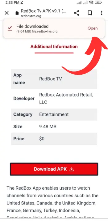 can i download redbox on my tv