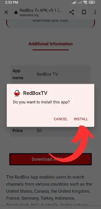 how do i download redbox on my tv