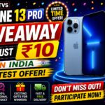iPhone 13 Pro Giveaway for Just ₹10 India Latest Offer iPhone_13_Pro_Giveaway_10_India_Latest_Offer_Redboxtvs