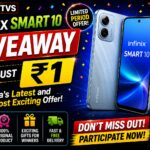 Infinix Smart 10 Giveaway for Just ₹1 – India’s Latest and Most Exciting Offer! Infinix_Smart_10_Giveaway_1_Redboxtvs