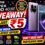 Infinix Zero 40 5G Giveaway for Just ₹5 – India’s Latest and Most Exciting Offer! Infinix_Zero_40_5G_Giveaway_5_Redboxtvs