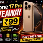 iPhone 17 Pro Giveaway for Just ₹99 – India’s Latest and Most Exciting Offer! iPhone_17_Pro_Giveaway_99_Redboxtvs
