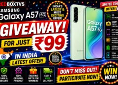 Samsung Galaxy A57 5G Giveaway for Just ₹99 – India’s Latest Offer!