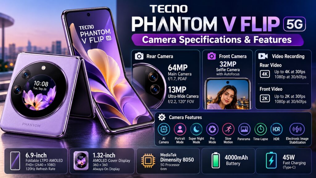 tecno_phantom_v_flip_5g_camera_specifications